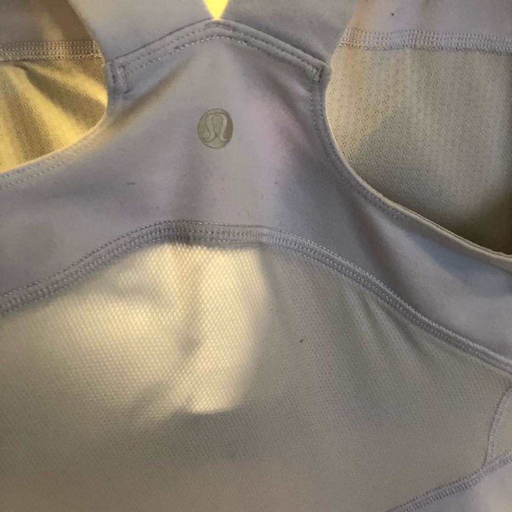 Lululemon Racerback Padded Tank Light Blue - Picture 4 of 8